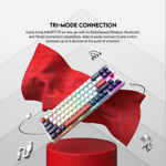 c375d993c03ffcc9608f8cfab37fc809 Tastatura Mehanicka Gaming Fantech MK911 RGB Vibe Maxfit 70 London Tour Wireless (Yellow switch)