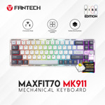 dbfd6e425df595db2e813cf058f62468 Tastatura Mehanicka Gaming Fantech MK911 RGB Vibe Maxfit 70 Epic Greyscale Wireless (Yellow switch)