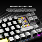 f6273cdc16ce8a60468923d9c3b807eb Tastatura Mehanicka Gaming Fantech MK911 RGB Vibe Maxfit 70 Epic Greyscale Wireless (Yellow switch)