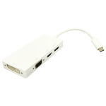 173ad7895f0e191d46ef7574e3560496 Adapter USB 3.1 tip C (M) - Display Port + HDMI + VGA + DVI (F) beli