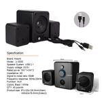 338695cfb30024e3f26e9ff3b374dfc7 Zvucnik Kisonli U-3000BT 2.1 Bluetooth crni