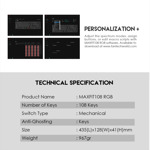 35863e6bf3aa4eb3288c741c3f0331a5 Tastatura Mehanicka Gaming Fantech MK855 RGB Maxfit 108 Space Edition (Red switch)