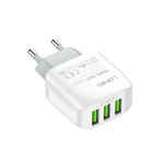 b6a3a1b0cbe8b2a79675694fc4bb51de Kucni punjac LDNIO A3312 3xUSB 5V 3.4A 17W sa micro USB kablom beli