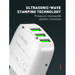 dbc5b0b62836edf12d3174a764b50083 Kucni punjac LDNIO A3312 3xUSB 5V 3.4A 17W sa micro USB kablom beli