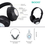 1293e4bbbbaa5e4e7d5b1bf0150c1ba9 Bluetooth slusalice Sodo SD-701 bele
