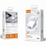 1bdd241784e359027755a0ed1dab2465 Kucni punjac LDNIO A2316C, PD 20W, QC3.0 18W, sa Type C na Iphone lightning kablom beli