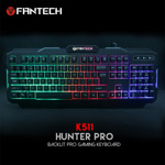 4c75cc95ffe41b901fcf8165e8e23614 Tastatura Gaming Fantech K511 Hunter Pro crna