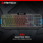 54c08b4311865c0dfe1a6a74b36ec382 Tastatura Gaming Fantech K511 Hunter Pro crna