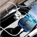 96776d546c810512863f8fa28c400f94 Auto punjac HOCO Z31 QC3.0 2xUSB sa micro USB kablom beli