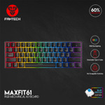 d2dd603955a4864e1c288d1931d0422b Tastatura Mehanicka Gaming Fantech MK857 RGB Maxfit61 crna (Blue switch)