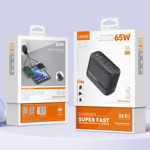 649ecdb18f202ca46e875febe37d56ae Kucni punjac sa adapterima LDNIO Q366 GaN QC3.0, 2xPD3.0 PPS 65W sa Type C na Type C kablom crni