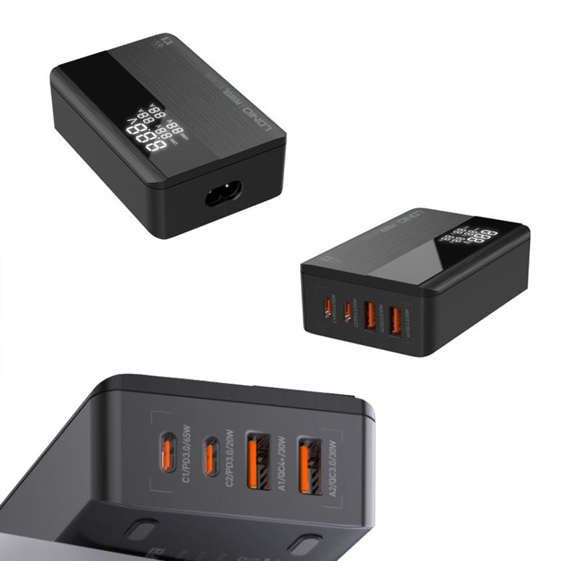 1739b29059ce2aa0ebb00a7cbce876fb Auto punjac C1 4u1 PD 3A, USB 2.4A 120W (total) sa Type C/lightning kablom tamno sivi