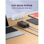 32350ad24fe66df5c468a861a3532dd9 Kucni punjac LDNIO A4808Q SUPER FAST PPS 65W 2xPD 2xUSB crni
