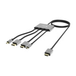 79f44dcd3537fea238b114cf2f3941a5 Kabl-display HUB Sandberg All-In-One USB C/DP/m DP/HDMI - HDMI 2m 509-21