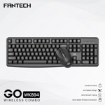 11b662c693c53c086618a005125b3b04 Combo mis tastatura wireless Fantech WK-894 crni