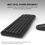 33eddf51fe216a147897dfe259677fd1 Combo mis tastatura wireless Fantech WK-894 crni