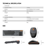 44c48c1eb34f8dd3d916e3f92a68767c Combo mis tastatura wireless Fantech WK-895 sivi