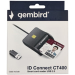 482ab3761cd9d2bb4b268530d7ad282e CRDR-CT400 ** Gembird Smart card reader USB 2.0 Citac za licne karte, saobracajne, bankarske (599)