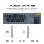 5e7107ded2f3d70c4cd7d189699a56e0 Combo mis tastatura wireless Fantech WK-895 sivi