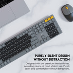 bfee74266955f8e3c0652e92c08d1797 Combo mis tastatura wireless Fantech WK-895 sivi