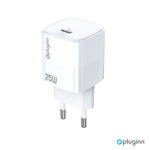 de5b4b38e7e538b0413eca27ed4c3ba4 Kucni punjac Pluginn PI-D73-25w, PD 3.0, PPS, 25W sa PD iPhone lightning kablom beli CE