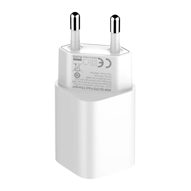 5ea11d039b820befd2d42f96ebf7bc93 Kucni punjac LDNIO A2317C, 3.6A, QC3.0 18W, PD 30W sa Type C kablom beli