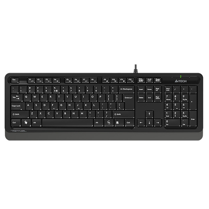 6616a6baf6badc7f478b003723f99287 A4 TECH FK10 FSTYLER USB US siva tastatura