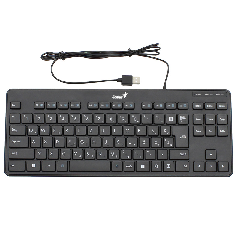 ada28642dec7eec4e9e700dc2bdccea1 LuxeMate 110 USB YU slim crna tastatura