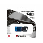 39246a03df8e34eceda18130c9a92841 KINGSTON 128GB DataTraveler 80 M USB-C 3.2 flash DT80M/128GB