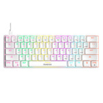 3d854968ce3962ab5b1b4bc9d99e6577 Tastatura + miš + podloga Gamdias Hermes E4 bela