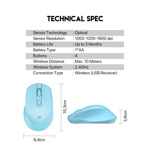 db487dc23da6c1fb024f49e6edd8db21 Mis Wireless Fantech W606 GO plavi