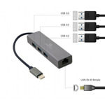 46038dcd307a41208007fdaeb439f938 A-CMU3-LAN-01 Gembird USB-C Gigabit network adapter + 3-port USB 3.1 HUB (alt.A-CMU3-LAN-05) FO