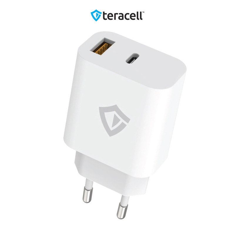 e3711ba0a2feac2ba3b2cddb95c447c1 Kucni punjac Teracell Evolution TC-15GP, QC 3.0, PD 3.0, 20W sa PD iPhone lightning kablom beli CE