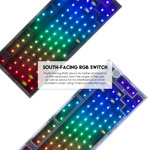 3b0813d5844e6148ccb827d1587a8b55 Tastatura Mehanicka Gaming Fantech MK910 RGB PBT Maxfit81 Frost Wireless bela (yellow switch)