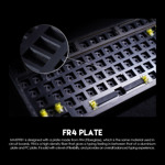 99e2fe9de0619655a2a73b3e6c04e3ab Tastatura Mehanicka Gaming Fantech MK910 RGB PBT Maxfit81 Frost Wireless bela (yellow switch)