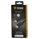 73751c37cfb25a51ac30b00ad7505a1f Kabl USB Tip C- Lighting Yenkee YCU 635 BK 1.5m