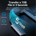 41dd3a47c927d25917360bec837e6a09 SSD Rack Vention KPEH0 M.2 NGFF USB-C 3.1 Aluminium