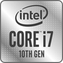 Intel Core i7-10850H sa 6 jezgra, 12 tredova (od 2.70 GHz do 5.10 GHz)