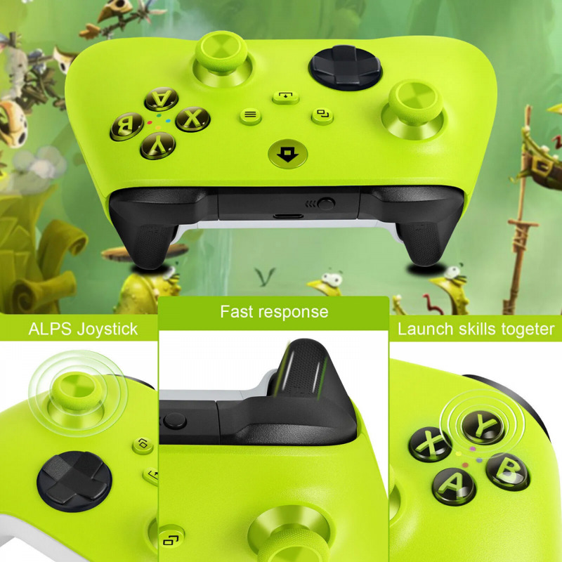 2e98726eeb54164f0ff6ac5975ba59ca Joypad WIFI kontroler za XBOX One, XBOX X series, PC Windows, PS 3 zeleni