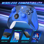 5928387e22c327b094e26088e943c800 Joypad WIFI kontroler za XBOX One, XBOX X series, PC Windows, PS 3 mermerno plava
