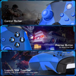 82d7ceb6d27cc5aa309a6a527a440aca Joypad WIFI kontroler za XBOX One, XBOX X series, PC Windows, PS 3 mermerno plava