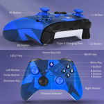 a23062c76b413aca7c04ecfc0b6dca95 Joypad WIFI kontroler za XBOX One, XBOX X series, PC Windows, PS 3 mermerno plava