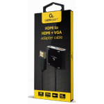 0498b82b32f32050990af2d66165a5cc A-HDMIM-HDMIFVGAF-01 * Gembird HDMI male to HDMI female + VGA female + audio adapter cable, black