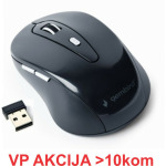 04db19754d47541784c2e4b805961c98 MUSW-6B-01 ** Gembird Bezicni mis 2,4GHz opticki USB 800-1600Dpi black 95mm (339)
