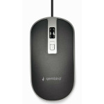 1841bbe77f080ca2e133844d3f0b286d MUS-4B-06-BS Gembird Opticki mis 800-1200Dpi 4-button 99mm black/silver USB