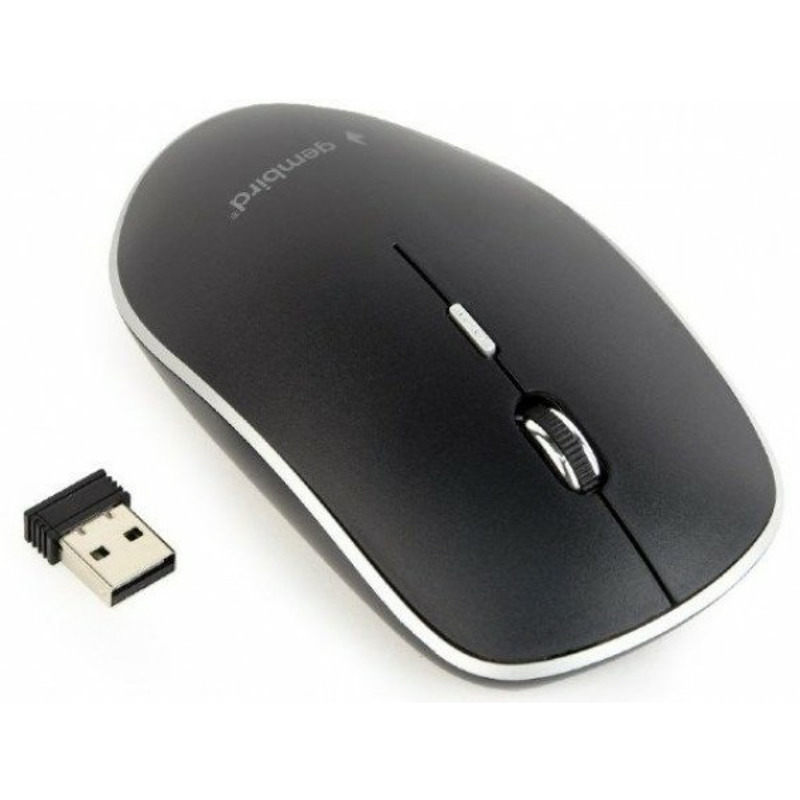 1a034c8ddf617588e86d05cef2e66032 MUSW-6B-01 ** Gembird Bezicni mis 2,4GHz opticki USB 800-1600Dpi black 95mm (339)
