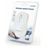 22502e61b7961b8a9509e32b41200b37 MUSW-4B-01-W Gembird Bezicni mis 2,4GHz opticki USB 800-1600Dpi white 115mm, visina-30mm