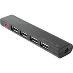 226695a3e19cbee380c3571f30416bea USB Hub 4 port Defender 2.0 Black Quadro Promt