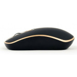 2c5a24e8229d5e1534c3160ff6ac2964 MUSW-4B-06-BG Gembird Bezicni mis 2,4GHz opticki USB 800-1600Dpi black/gold 115mm