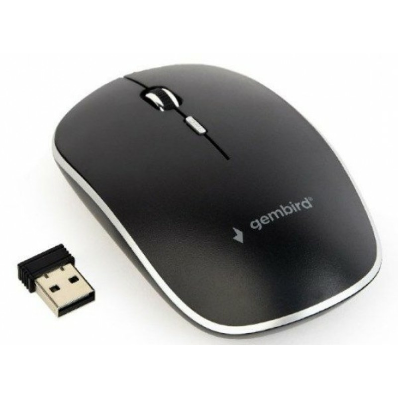 3a654615fbbbb3e4eb074df4d59c5601 MUSW-6B-01 ** Gembird Bezicni mis 2,4GHz opticki USB 800-1600Dpi black 95mm (339)